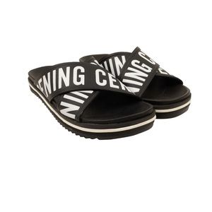 OPENING CEREMONY Berkeley logo-print rubber slides  EU36